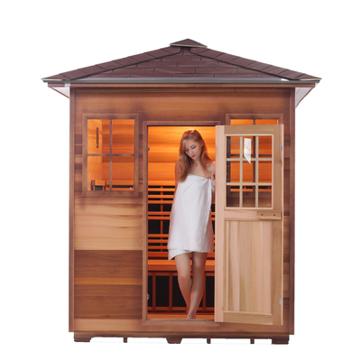 Hemlock canadiense tradicional 3 - Sauna seca para 4 personas al aire libre