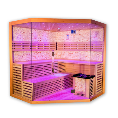 Sauna de vapor Hemlock con generador de ozono 1800L*1800W*2100H mm