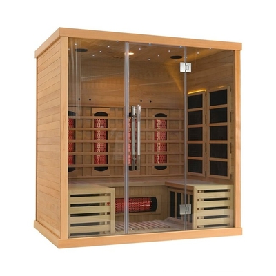 4 Salud de la persona Sala de sauna de lujo de infrarrojos lejanos Casa Sala de sauna de infrarrojos interiores
