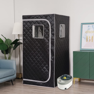 Sauna de vapor portátil de tamaño grande estilo plegable de cuerpo completo 4L para spa