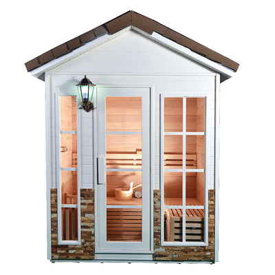 Sitio de vapor tradicional de la sauna de la prenda impermeable del jardín para modular casero