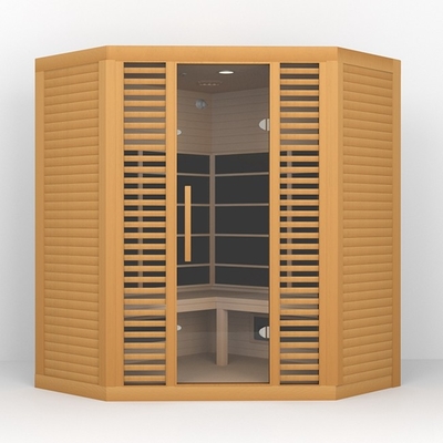 3-5 terapia ligera roja 2300W del Emf de la persona del sitio infrarrojo de la esquina bajo de la sauna