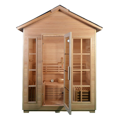 Madera seca de la sauna de Cedar Modern Sauna Outdoor Wet de la secoya de 6 personas