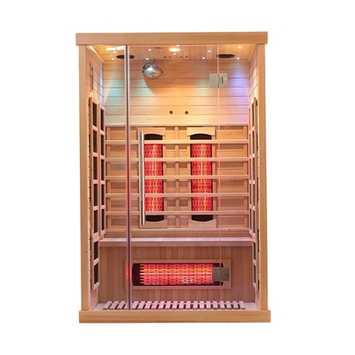 Sauna lejos infrarroja completa interior del carbono del espectro de la familia para dos personas