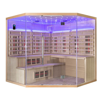 Persona mojada de la sauna 4 del hogar de la sauna del vapor del infrarrojo de la cicuta de Smartmak para la desintoxicación
