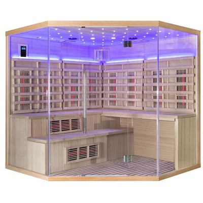 La persona 6 se levanta la sauna infrarroja 110V-240V del vapor para el apartamento