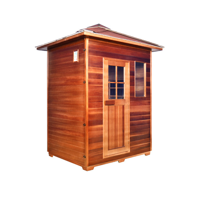 Sauna seca al aire libre de la cicuta canadiense de 3 personas con la ventilación Windows