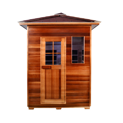 Sauna seca al aire libre de la cicuta canadiense de 3 personas con la ventilación Windows