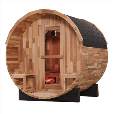 Capacidad infrarroja al aire libre de madera de la persona de la sauna 8 del barril