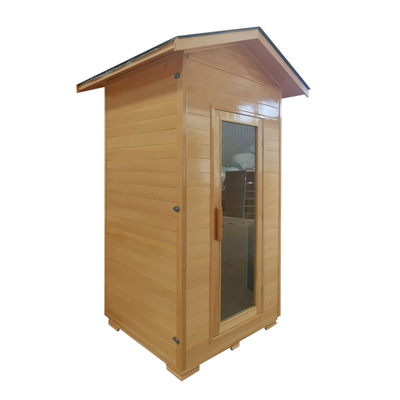 Persona moderna del tubo del sitio seco al aire libre de madera sólido de cerámica de la sauna 1