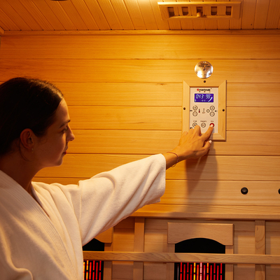 Cedro rojo combinado infrarrojo de madera de Canadá del sitio de vapor de la sauna