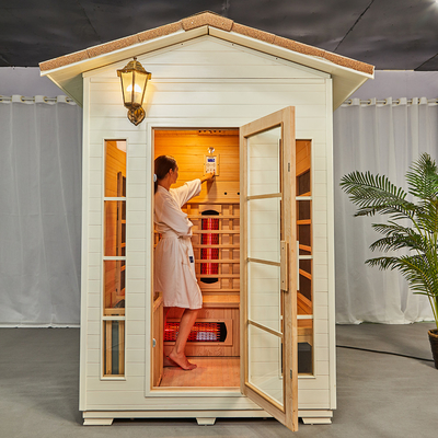 Cedro rojo combinado infrarrojo de madera de Canadá del sitio de vapor de la sauna