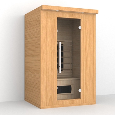 Emf bajo infrarrojo lejano 1750W del sitio de la sauna de la persona de madera de la cicuta 2