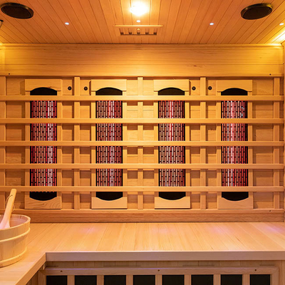 Sauna infrarroja interior tradicional del vapor de la combinación para 4 personas 2700W
