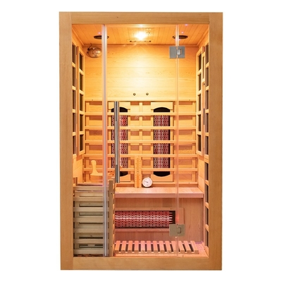 Sauna de vapor de infrarrojos de combinación tradicional Tamaño para 2 personas