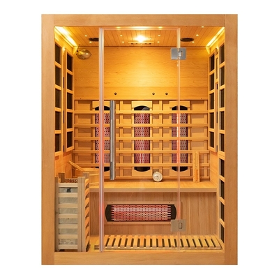 El balneario desprendible de la belleza combinó el tamaño de la persona del sitio 3 de la sauna del infrarrojo y del vapor