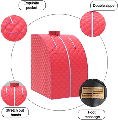 Sauna de vapor portátil de spa de terapia de desintoxicación de cuerpo completo plegable