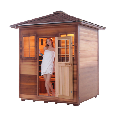 Hemlock canadiense tradicional 3 - Sauna seca para 4 personas al aire libre