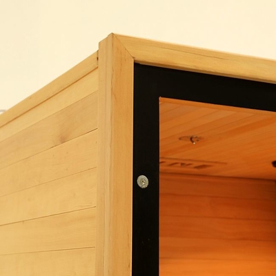 Sitio de vapor de madera de la estufa eléctrica interior canadiense de la cicuta para la persona 2