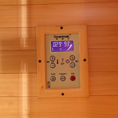 Sitio de vapor de madera de la estufa eléctrica interior canadiense de la cicuta para la persona 2