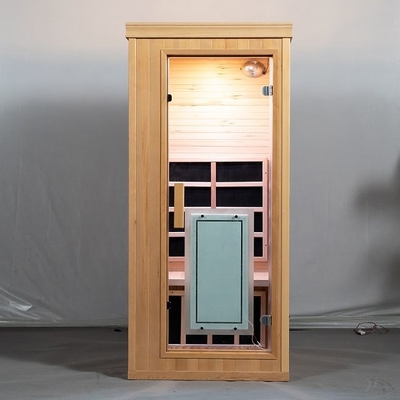 1 sitio interior de la sauna de Mini Wooden Full Spectrum Dry de la persona con el EMF bajo