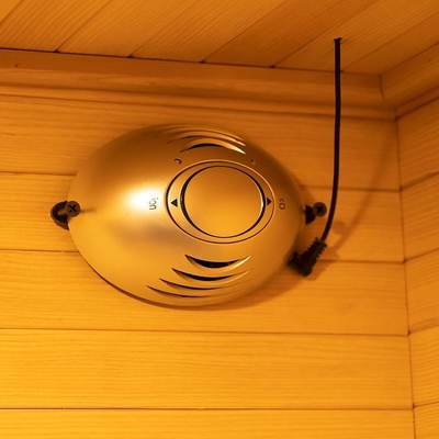 Calentadores interiores radiantees Mini Wooden Infrared Sauna 1 - del carbono persona 2