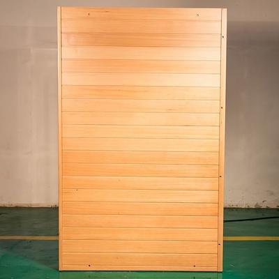 Sitio seco casero de madera de la sauna del espectro completo interior de 3 personas en cicuta