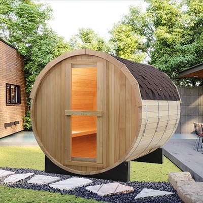 OEM tradicional de la ayuda del sitio de la sauna de Heater Solid Wood Outdoor Barrel de la estufa