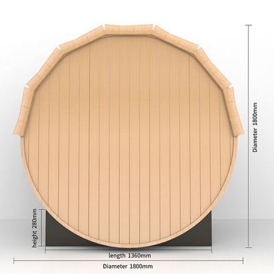 OEM tradicional de la ayuda del sitio de la sauna de Heater Solid Wood Outdoor Barrel de la estufa