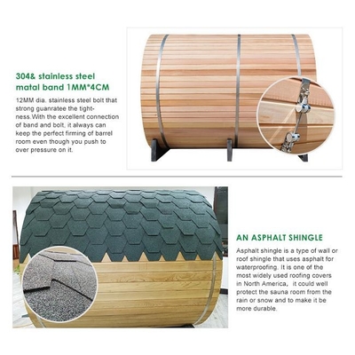 OEM tradicional de la ayuda del sitio de la sauna de Heater Solid Wood Outdoor Barrel de la estufa