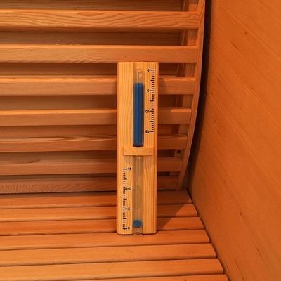 Sitio de madera de la sauna del vapor tradicional interior del uso del hogar 3KW para 2 personas