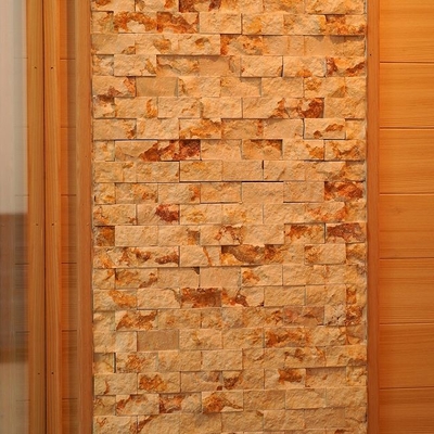 Sitio de madera de la sauna del vapor tradicional interior del uso del hogar 3KW para 2 personas