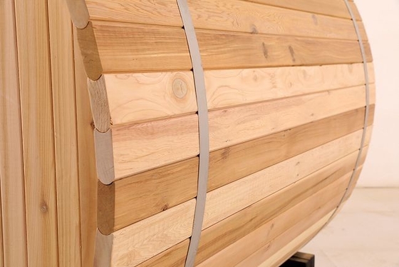 Persona tradicional de madera sólida de Heater Barrel Outdoor Steam Sauna 8