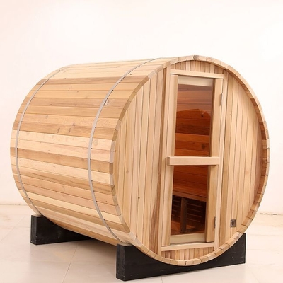 Persona tradicional de madera sólida de Heater Barrel Outdoor Steam Sauna 8