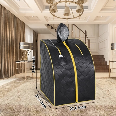sauna infrarroja portátil del cuerpo 1 del hogar 1050W del tamaño completo de la persona con el sombrero