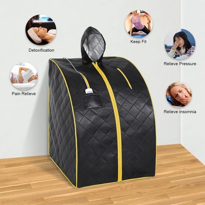 sauna infrarroja portátil del cuerpo 1 del hogar 1050W del tamaño completo de la persona con el sombrero