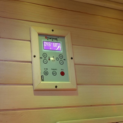 Espectro completo y sauna infrarroja de la persona de Heater Solid Wood 2 del carbono para el hogar