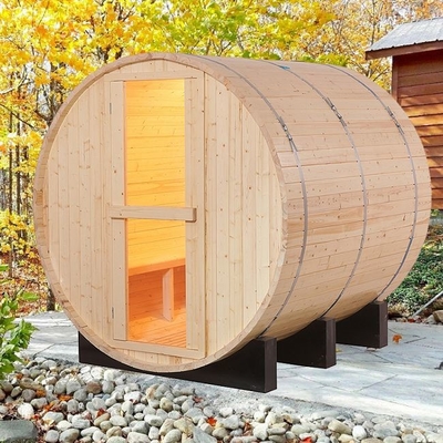 Persona al aire libre de la sauna 6 del barril del vapor de Commerical Tradtional del hogar de madera de la cicuta