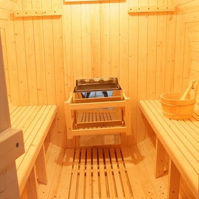 Persona al aire libre de la sauna 6 del barril del vapor de Commerical Tradtional del hogar de madera de la cicuta