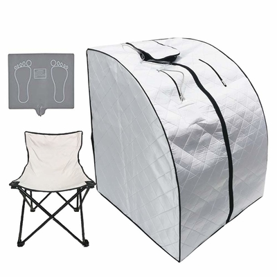 La sauna infrarroja de gran tamaño calentó individualmente el cojín del pie y la silla plegable para la relajación