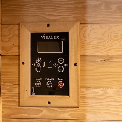 EMF bajo de la sauna infrarroja interior de madera de la persona 1750W 2