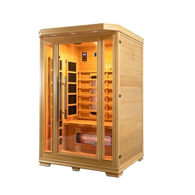 EMF bajo de la sauna infrarroja interior de madera de la persona 1750W 2