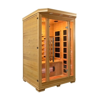 EMF bajo de la sauna infrarroja interior de madera de la persona 1750W 2