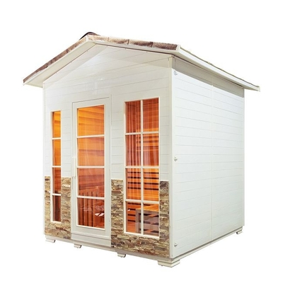 Cicuta magnífica al aire libre Cedar Wood 5 - 6 personas cuecen sauna al vapor con el tejado