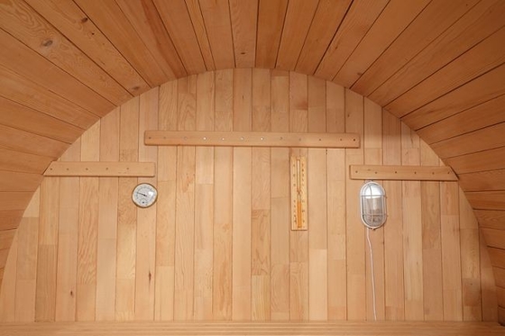 Sauna al aire libre del barril del vapor tradicional grande de madera sólida con la estufa 6KW