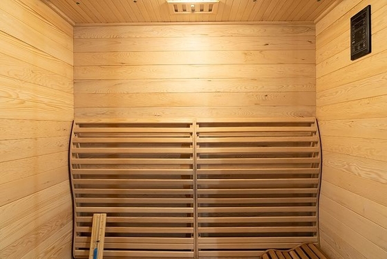 Sitio casero tradicional de madera sólido lujoso 3000W de la sauna de la persona de la cicuta 3