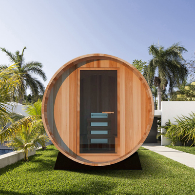 Sauna de madera del barril de la garantía de 1 año para el uso casero y comercial