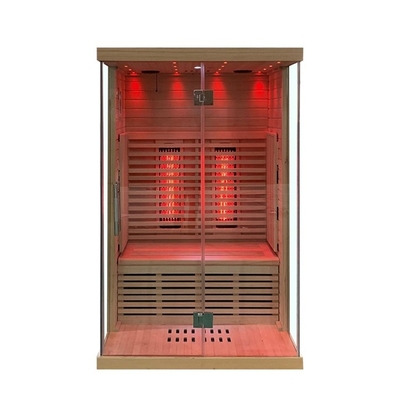 Espectro completo y tamaño infrarrojo lejano de la persona del sitio 2 de la sauna de la cicuta del panel del carbono