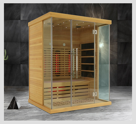 El panel de lujo Heater Full Spectrum Infrared Sauna del carbono del EMF para el hogar comercial de 3 personas