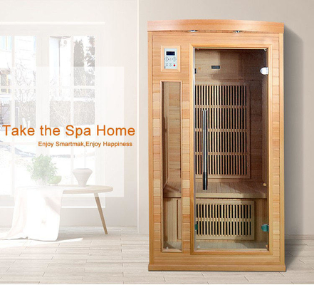 El panel de madera sólido interior Heater Far Infrared Sauna Room del carbono de la familia para la persona 2
